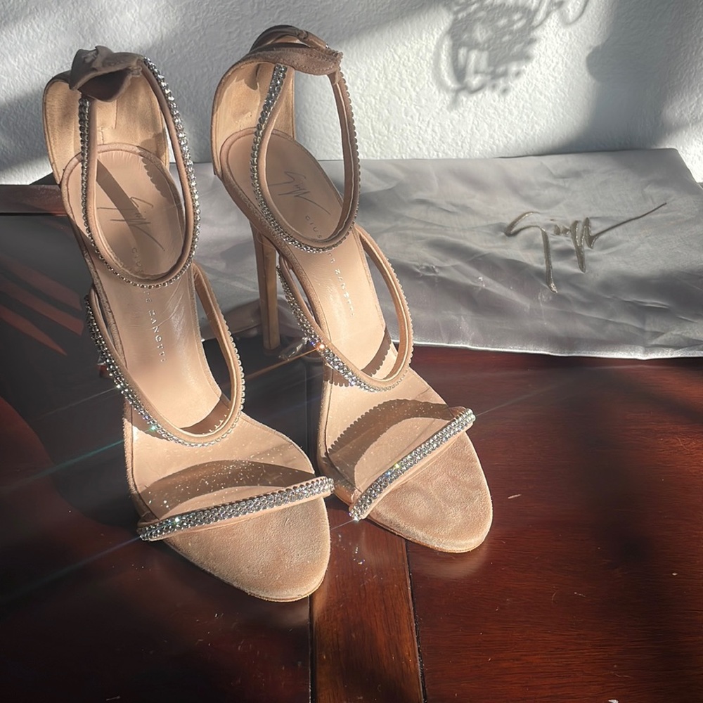 Giuseppe Zanotti crystal stiletto size 7